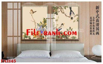 File in ấn File gốc in bộ tranh decor treo tráng gương canvas FA1143 (bản gốc) sắc nét