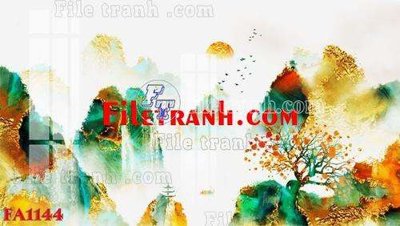 Download file tranh File gốc in bộ tranh decor treo tráng gương canvas FA1144 (file gốc PSD)