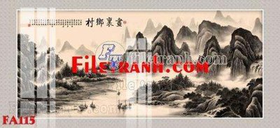 Tải file gốc File gốc in bộ tranh decor treo tráng gương canvas FA115 (bản PSD) gốc