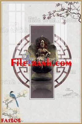 File tranh in mica File gốc in bộ tranh decor treo tráng gương canvas FA1202 (độ phân giải cao)