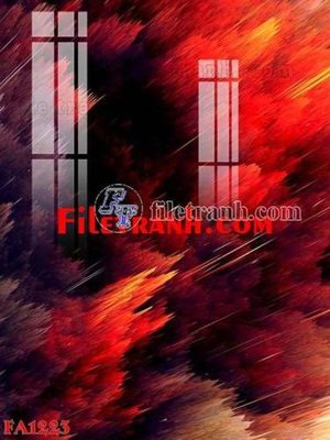 Tải file File gốc in bộ tranh decor treo tráng gương canvas FA1223 (PSD) cho in tranh kính