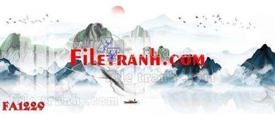 File gốc in ấn File gốc in bộ tranh decor treo tráng gương canvas FA1229 chất lượng vượt trội