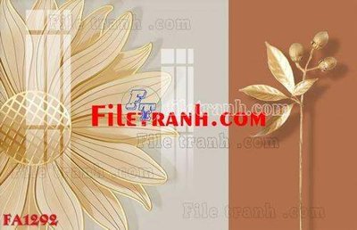 File ảnh File gốc in bộ tranh decor treo tráng gương canvas FA1292 (gốc) in Hiflex
