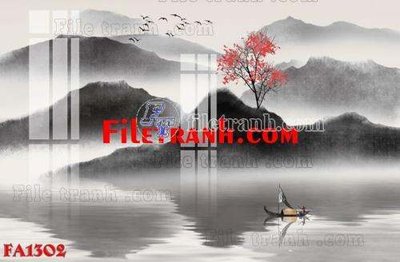 Tải file tranh File gốc in bộ tranh decor treo tráng gương canvas FA1302 (gốc) tại Filetranh.com