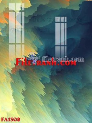 File gốc File gốc in bộ tranh decor treo tráng gương canvas FA1308 (thiết kế) cho in ấn