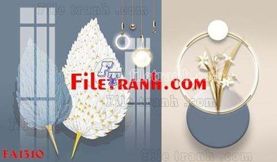 Tải về file tranh gốc File gốc in bộ tranh decor treo tráng gương canvas FA1310 (để in quảng cáo)