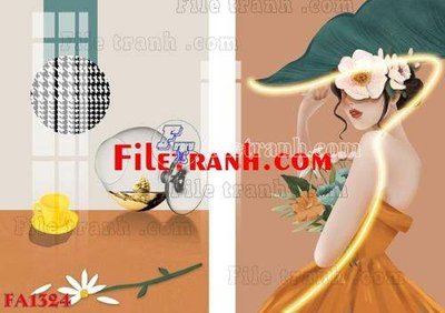 Tải file gốc File gốc in bộ tranh decor treo tráng gương canvas FA1324 (in bạt) quảng cáo