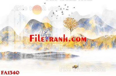 Ảnh gốc File gốc in bộ tranh decor treo tráng gương canvas FA1340 (độ nét cao) in tráng gương