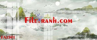 File in lụa File gốc in bộ tranh decor treo tráng gương canvas FA1391 (phong cảnh) File gốc in bộ tranh decor treo tráng gương canvas FA1391