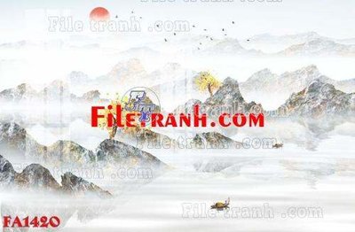 File PSD File gốc in bộ tranh decor treo tráng gương canvas FA1420 (chất lượng in ấn)