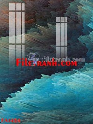 File gốc File gốc in bộ tranh decor treo tráng gương canvas FA1424 (cho in UV) siêu nét