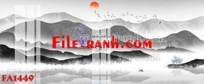 File ảnh gốc File gốc in bộ tranh decor treo tráng gương canvas FA1449 không vỡ nét