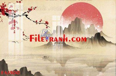 Chi tiết file ảnh File gốc in bộ tranh decor treo tráng gương canvas FA1500 sắc nét