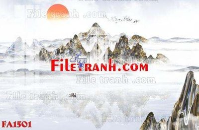 File gốc File gốc in bộ tranh decor treo tráng gương canvas FA1501 (chuẩn CMYK) cho nhà in