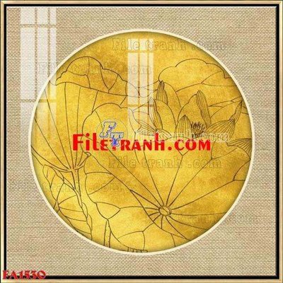 File tranh File gốc in bộ tranh decor treo tráng gương canvas FA1530 (file gốc) chuẩn màu in