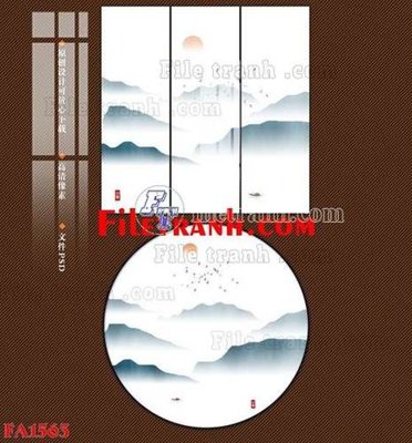 File gốc in ấn File gốc in bộ tranh decor treo tráng gương canvas FA1563 (sẵn sàng tải về)