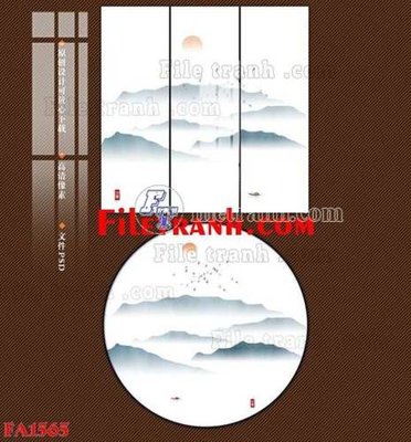 File in mica File gốc in bộ tranh decor treo tráng gương canvas FA1565 (bản gốc) siêu trong