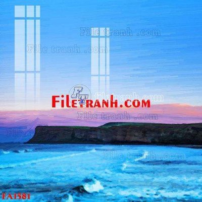 File tranh gốc File gốc in bộ tranh decor treo tráng gương canvas FA1581 (sắc nét từng chi tiết)