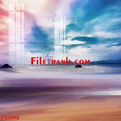 Tải file gốc in lụa File gốc in bộ tranh decor treo tráng gương canvas FA1592 siêu nét