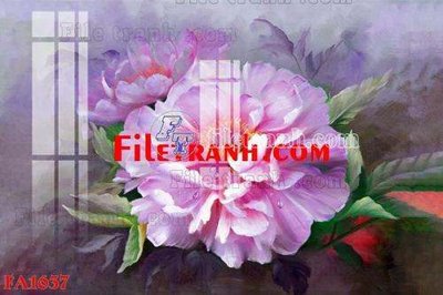 Hình ảnh file gốc in lụa File gốc in bộ tranh decor treo tráng gương canvas FA1637