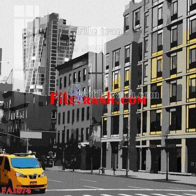 File gốc File gốc in bộ tranh decor treo tráng gương canvas FA1674 (in 3D) nghệ thuật