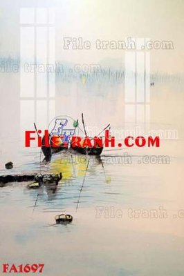 File in trần File gốc in bộ tranh decor treo tráng gương canvas FA1697 (bản gốc 3D) sống động