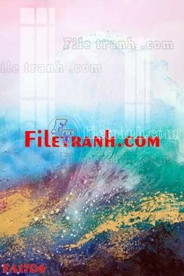 File in mica File gốc in bộ tranh decor treo tráng gương canvas FA1706 (bản gốc) siêu trong