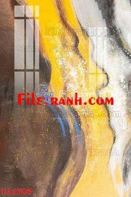 File in trần File gốc in bộ tranh decor treo tráng gương canvas FA1709 (bản gốc) hoa văn