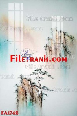 File in ấn File gốc in bộ tranh decor treo tráng gương canvas FA1742 (bản gốc) cao cấp