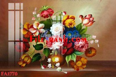 File tranh File gốc in bộ tranh decor treo tráng gương canvas FA1776 (bản gốc) treo quán cafe