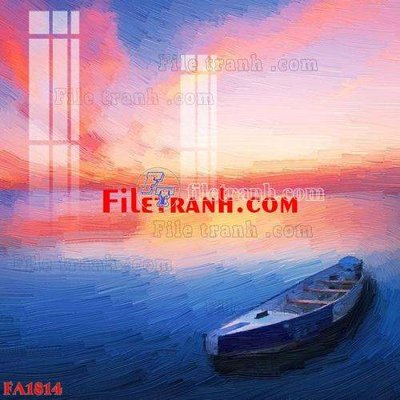 File tranh File gốc in bộ tranh decor treo tráng gương canvas FA1814 (ảnh gốc) chi tiết rõ ràng