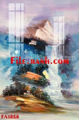 Tải file tranh File gốc in bộ tranh decor treo tráng gương canvas FA1828 (gốc) tại Filetranh.com
