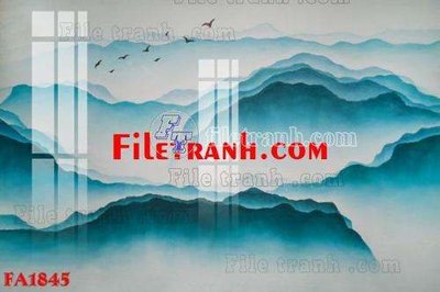 File ảnh File gốc in bộ tranh decor treo tráng gương canvas FA1845 (gốc) in backdrop sự kiện