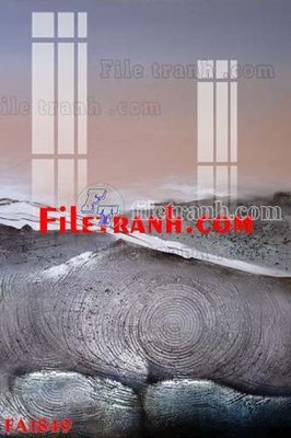 File tranh gốc in trần nhà File gốc in bộ tranh decor treo tráng gương canvas FA1849 3D