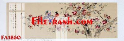 File tranh gốc File gốc in bộ tranh decor treo tráng gương canvas FA1860 (bản quyền) file PSD