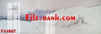 File tranh in tráng gương File gốc in bộ tranh decor treo tráng gương canvas FA1867 (siêu nét)