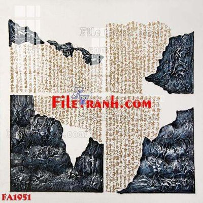 File tranh gốc PSD File gốc in bộ tranh decor treo tráng gương canvas FA1951 còn nguyên layer