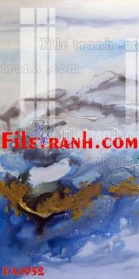File tranh File gốc in bộ tranh decor treo tráng gương canvas FA1952 (gốc) phong cách tối giản