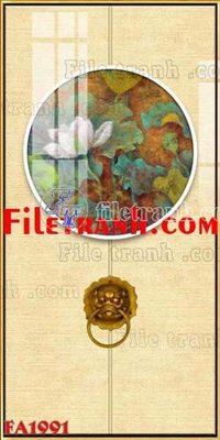 File gốc File gốc in bộ tranh decor treo tráng gương canvas FA1991 (in lụa) họa tiết 3D