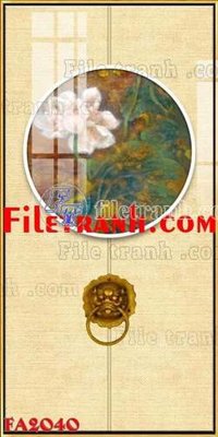File tranh File gốc in bộ tranh decor treo tráng gương canvas FA2040 (gốc) chủ đề tĩnh vật