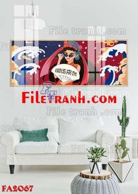 File gốc File gốc in bộ tranh decor treo tráng gương canvas FA2067 (in 3D) nghệ thuật
