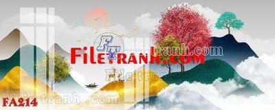 Tải file File gốc in bộ tranh decor treo tráng gương canvas FA214 (gốc) làm file thiết kế