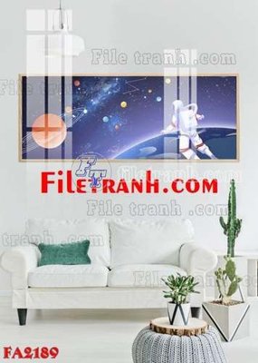 File ảnh File gốc in bộ tranh decor treo tráng gương canvas FA2189 (gốc) cho trang trí nhà hàng