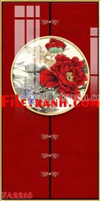 File gốc in ấn File gốc in bộ tranh decor treo tráng gương canvas FA2216 độ phân giải cao