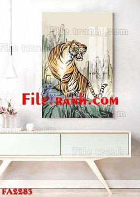 File tranh File gốc in bộ tranh decor treo tráng gương canvas FA2283 (ảnh gốc) chi tiết rõ ràng