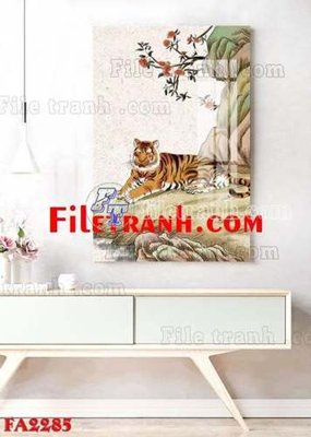 File tranh File gốc in bộ tranh decor treo tráng gương canvas FA2285 (bản gốc) treo quán cafe