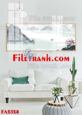 File tranh gốc File gốc in bộ tranh decor treo tráng gương canvas FA2328 (sắc nét từng chi tiết)