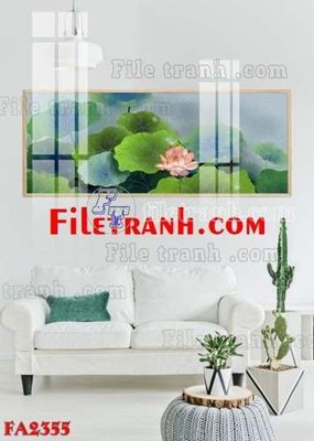 File tranh File gốc in bộ tranh decor treo tráng gương canvas FA2355 (gốc) chủ đề động vật
