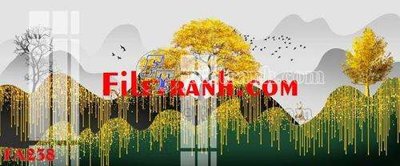 Download file gốc File gốc in bộ tranh decor treo tráng gương canvas FA238 (in lụa) cao cấp