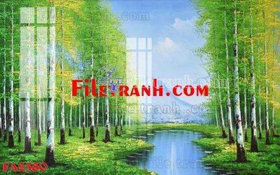 File tranh File gốc in bộ tranh decor treo tráng gương canvas FA2380 (gốc) chủ đề động vật